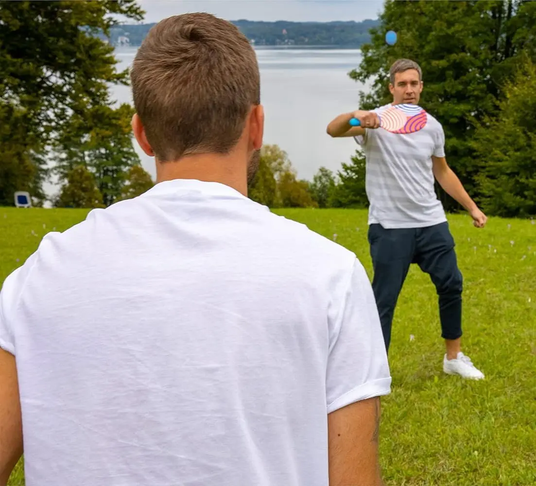 Set tenis de plajă Schildkrot 970158 (Blue/Red)