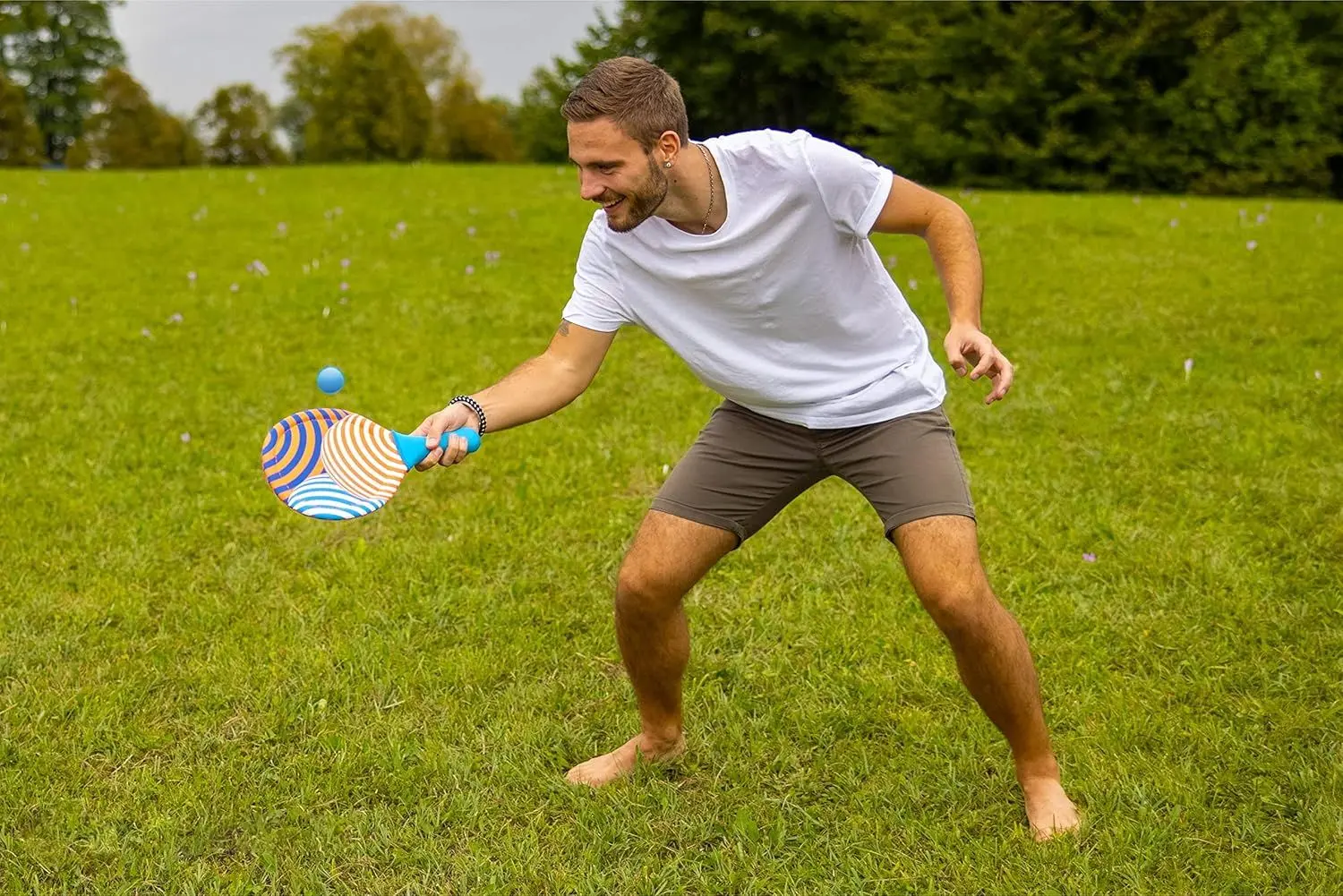 Set tenis de plajă Schildkrot 970158 (Blue/Red)