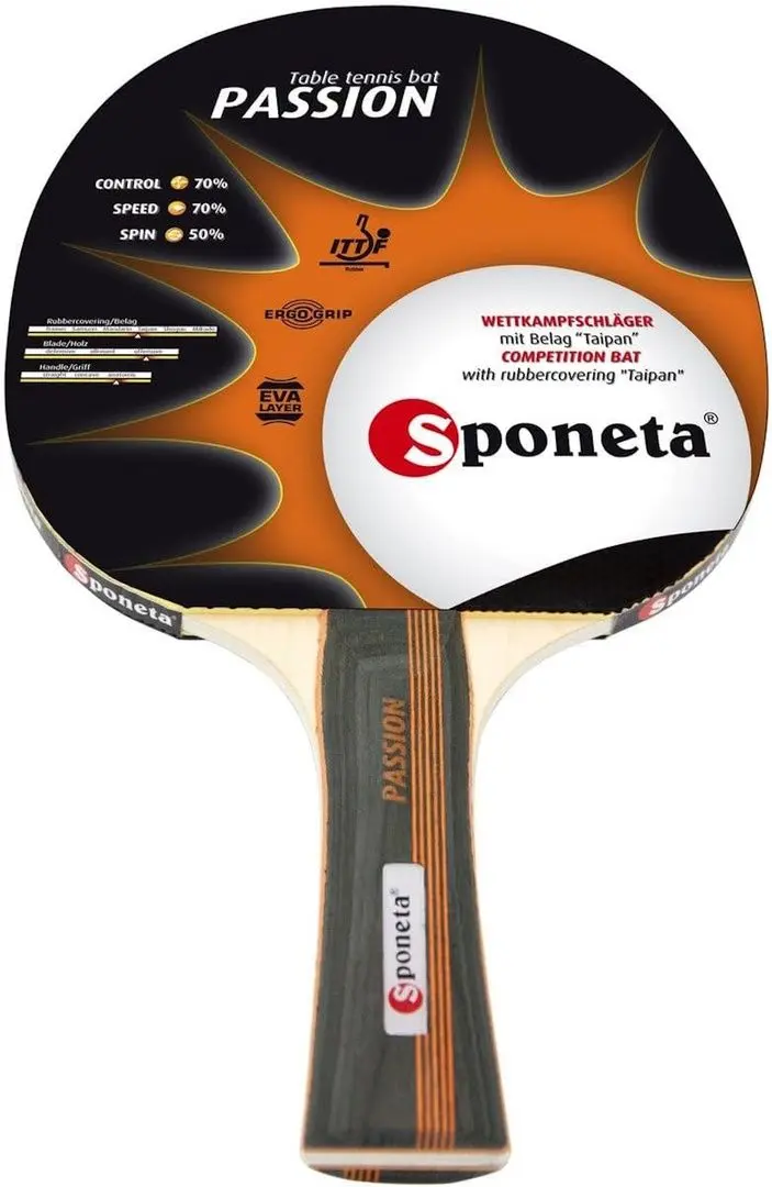 Paleta tenis de masa Sponeta Passion (Black)