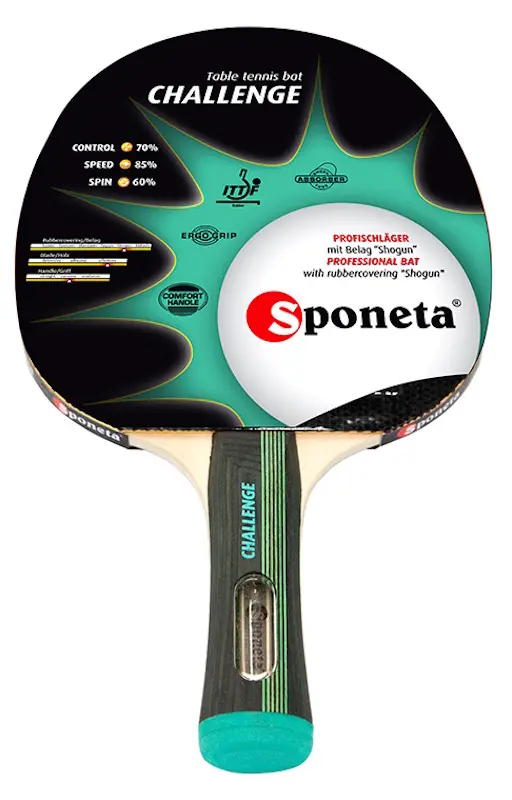 Ракетка для настольного тенниса Sponeta Сhallenge (Black/Green)