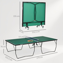 Masa de tenis Sportnow A90-333V00DG (Dark Green) Thumb