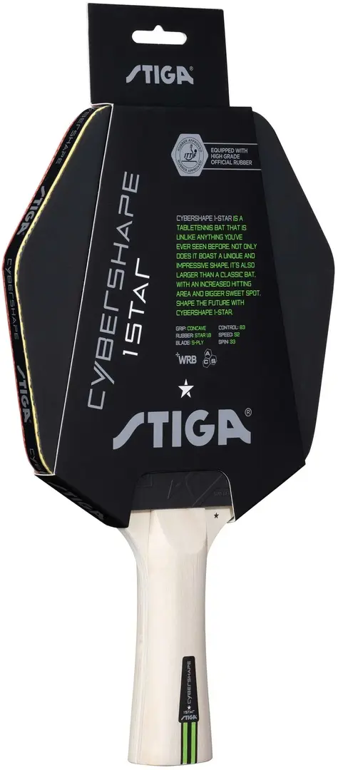 Racheta de tenis Stiga Sport Cybershape 1-Star (Black)
