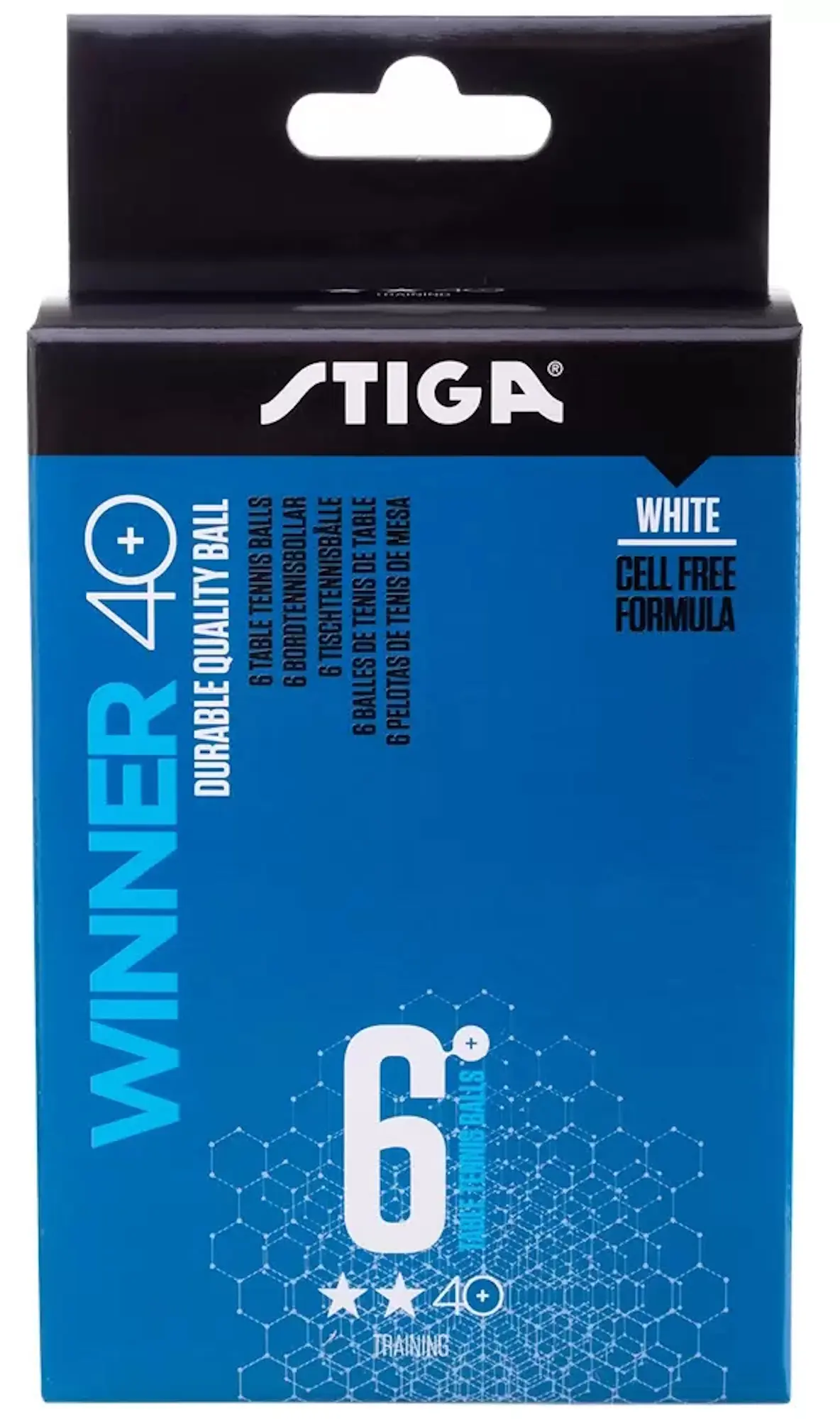 Set mingi pentru tenis de masa Stiga Winner ABS 2 (Orange)