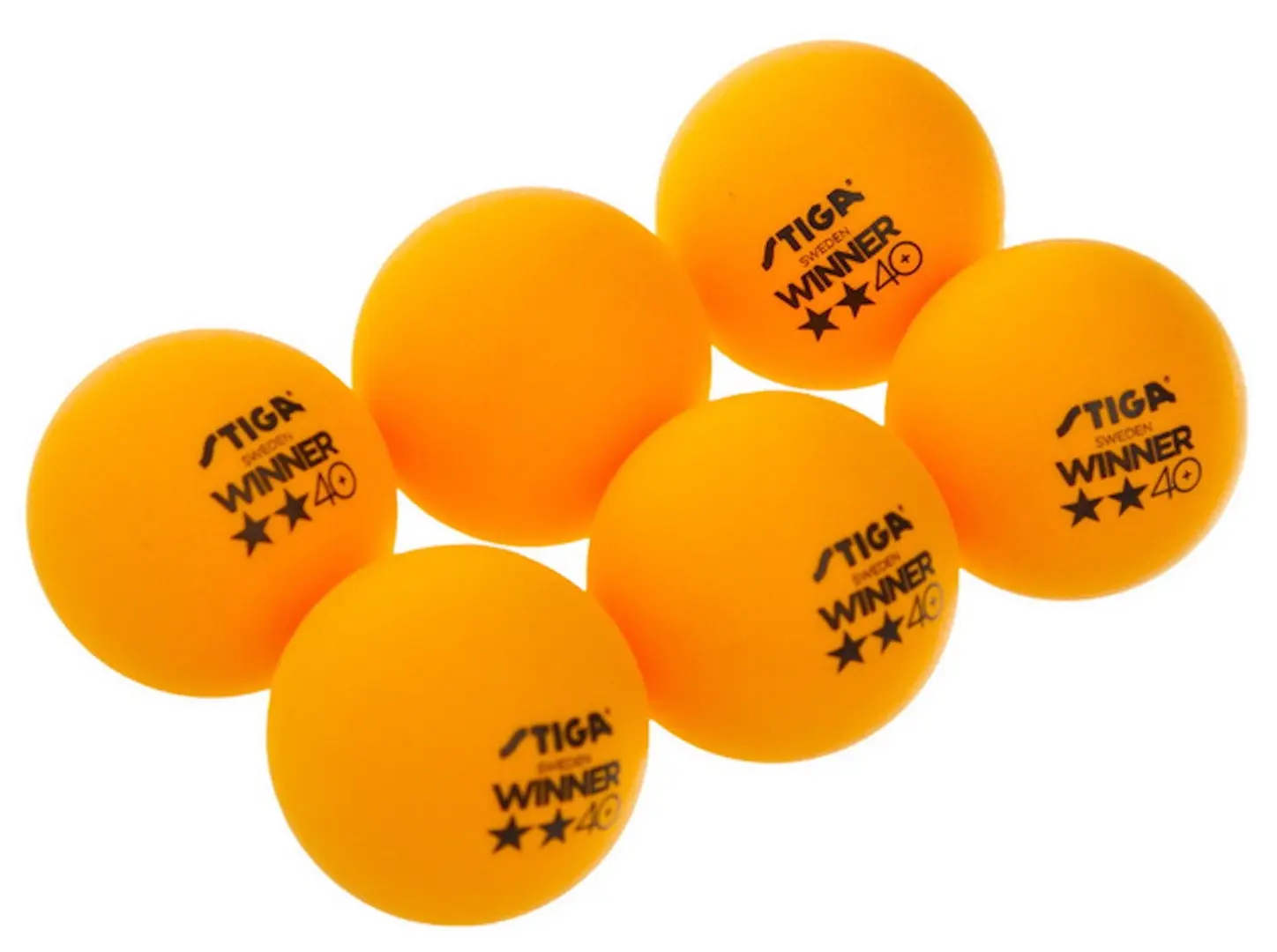 Set mingi pentru tenis de masa Stiga Winner ABS 2 (Orange)