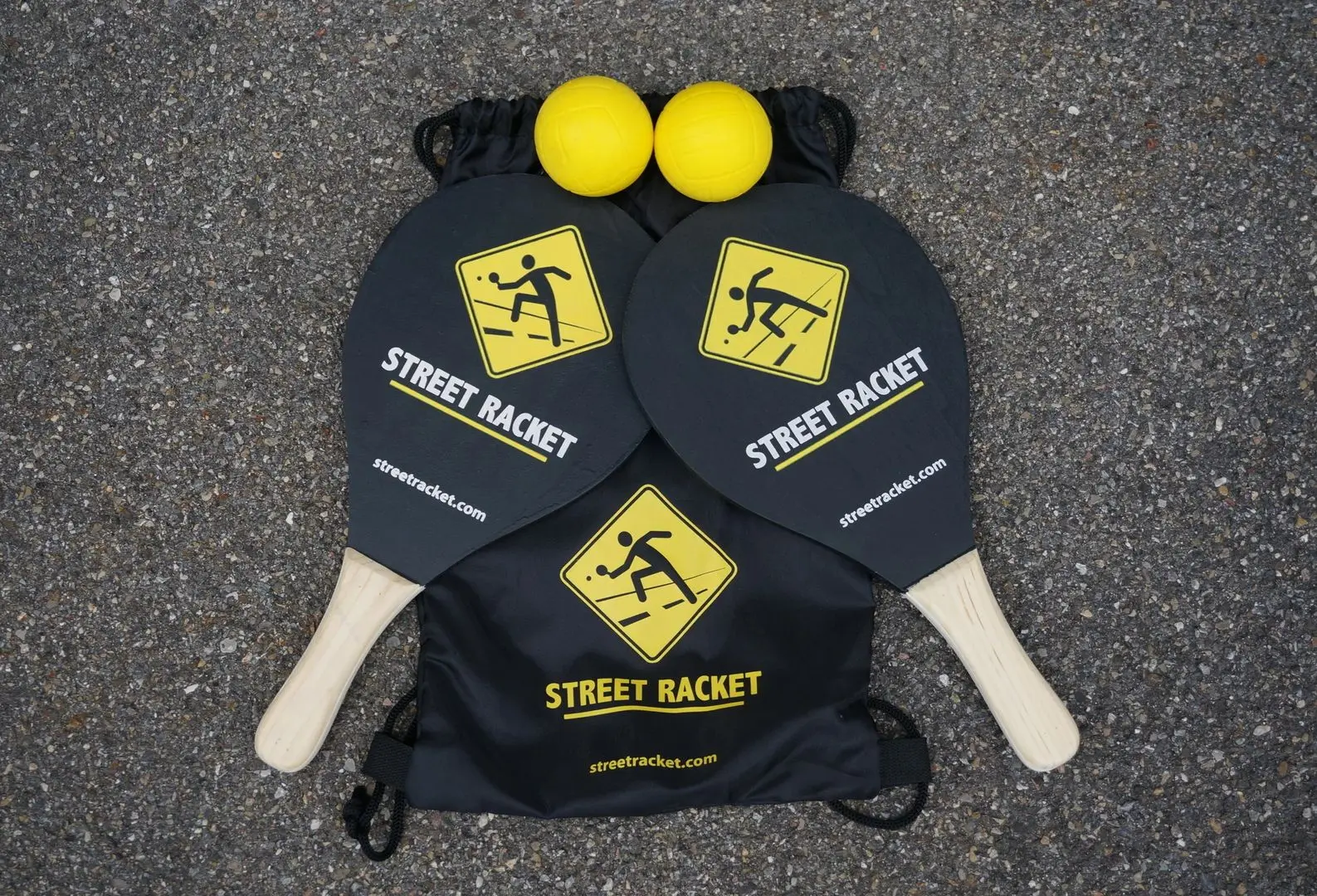Set tenis de plajă Schildkrot Street Racket 970115 (Black/Yellow) - 3