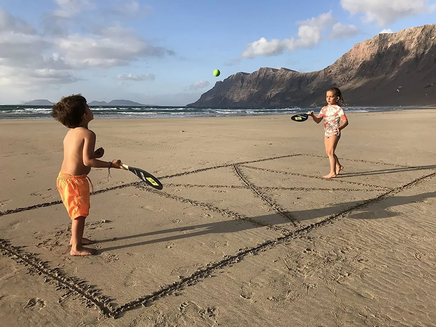 Set tenis de plajă Schildkrot Street Racket 970115 (Black/Yellow) - 6