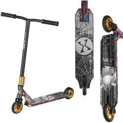 Самокат Nils Extreme HS221 Spider (Black/Gold) Thumb