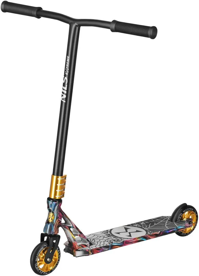 Самокат Nils Extreme HS221 Spider (Black/Gold)