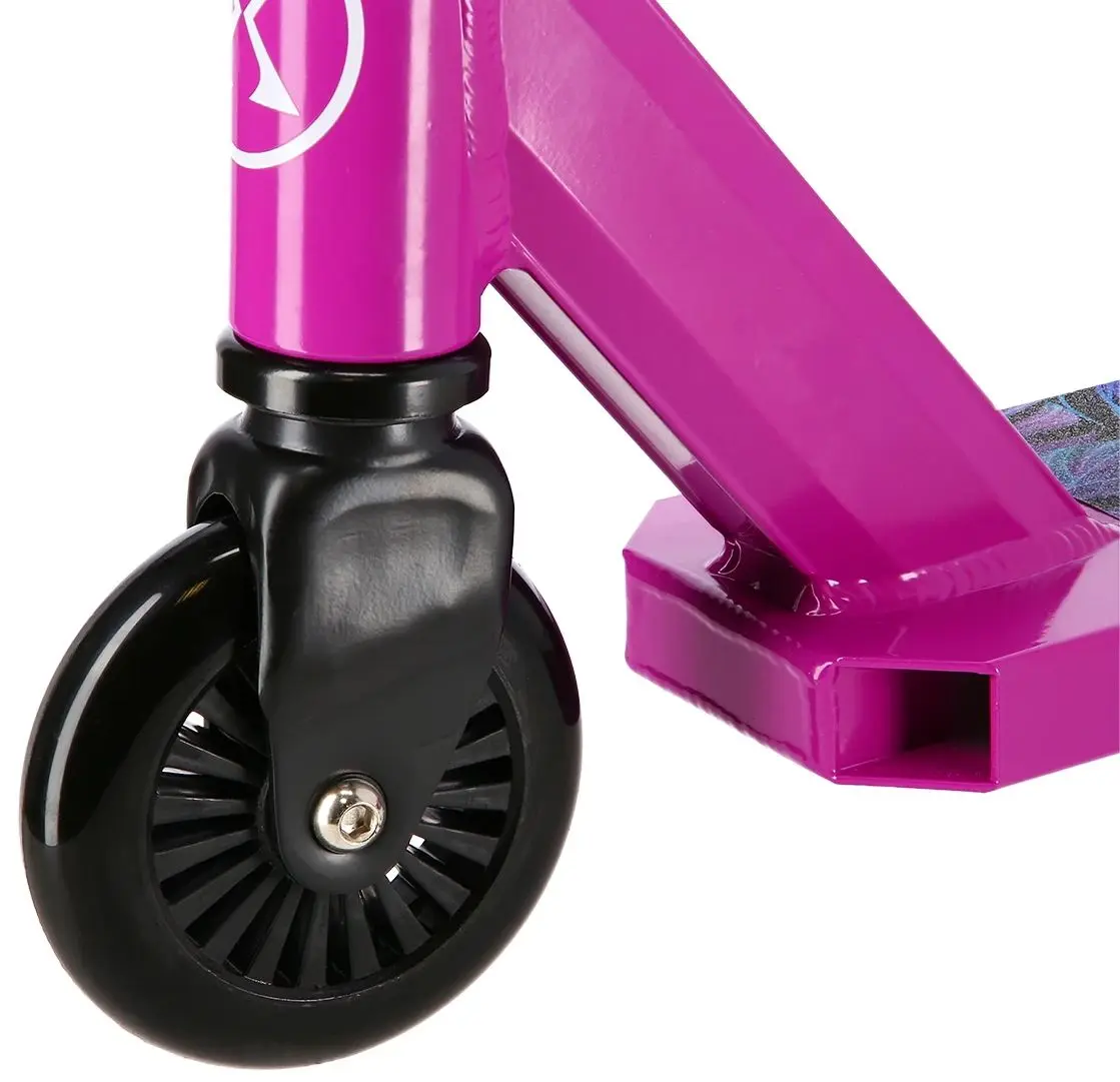 Самокат Nils Extreme Leaves HS021 (Black/Pink)