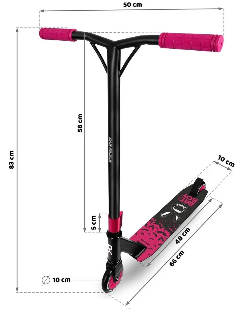 Самокат Soke Evo (Ruby/Black)