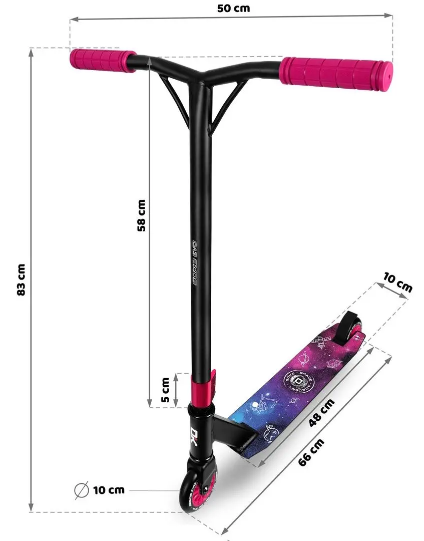 Самокат Soke Evo (Ruby/Blue)