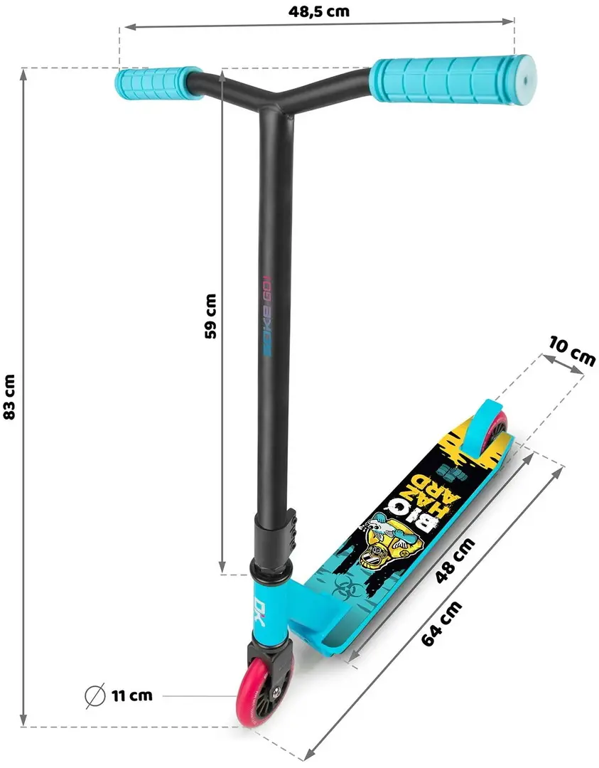 Самокат Soke Go 1541-801109 (Turquoise) - 5