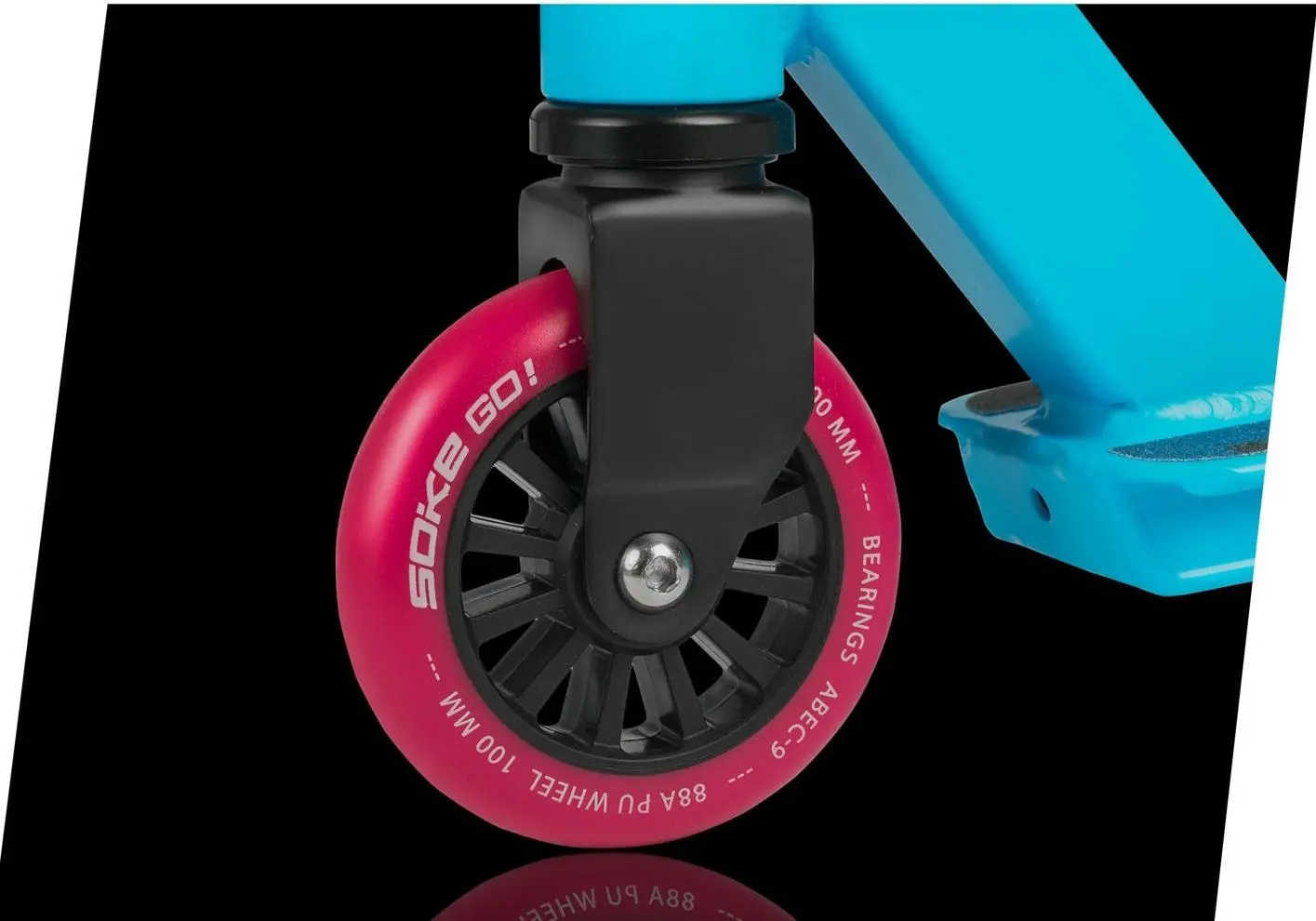 Самокат Soke Go (Black/Light Blue) - 4