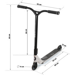 Самокат Soke NTR Silver 1609 (Black) Thumb