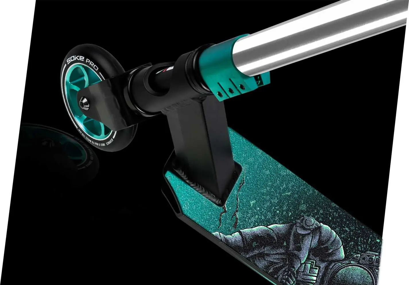 Trotineta Soke Pro 1524-801209 (Silver/Turquoise) - 7