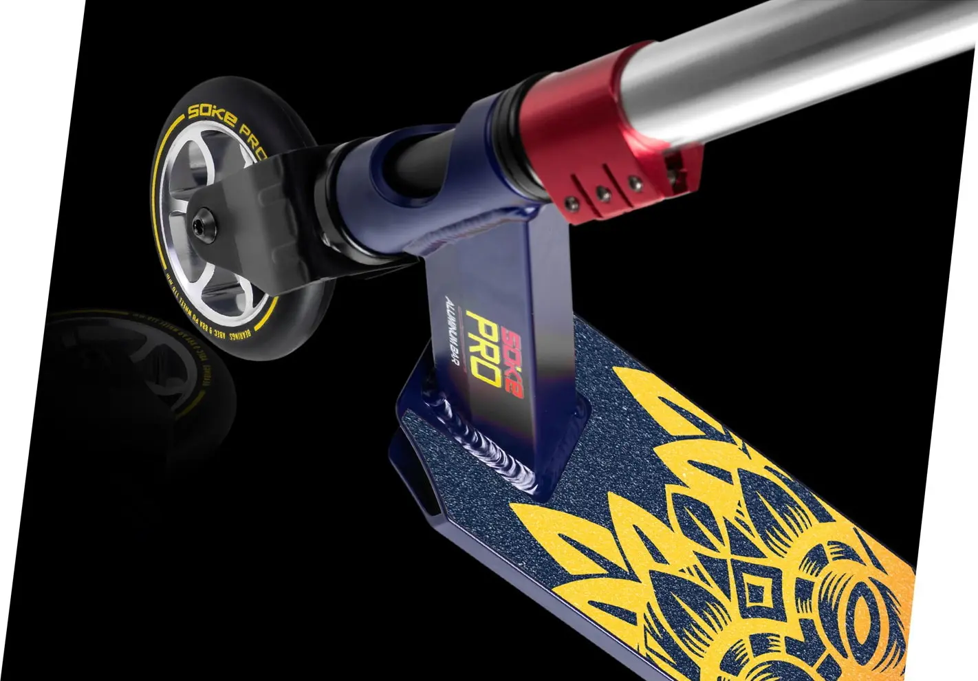 Trotineta Soke Pro 1525-801210 (Red/Navy Blue) - 7