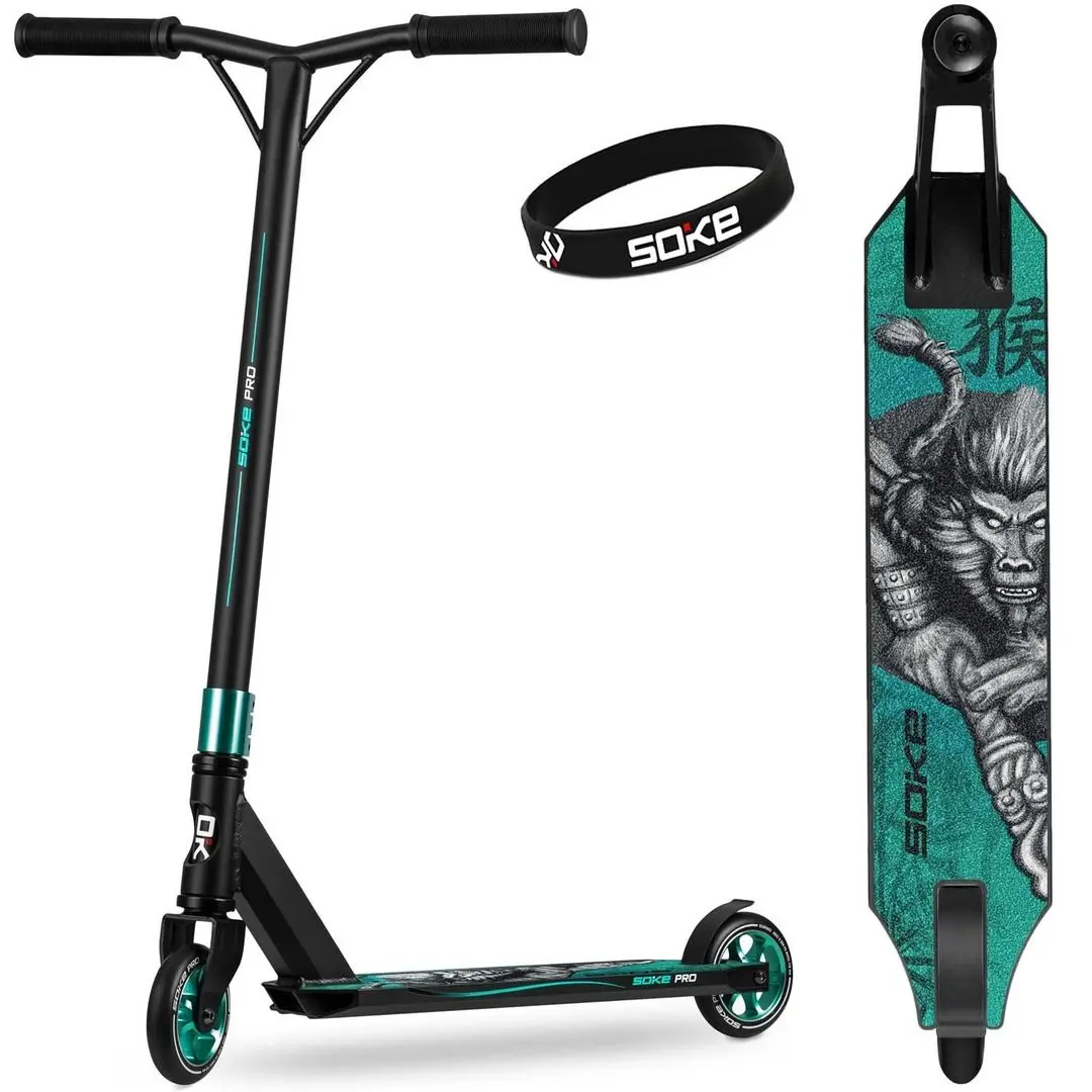 Trotineta Soke Pro (Black/Turquoise)