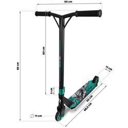 Trotineta Soke Pro (Black/Turquoise) Thumb