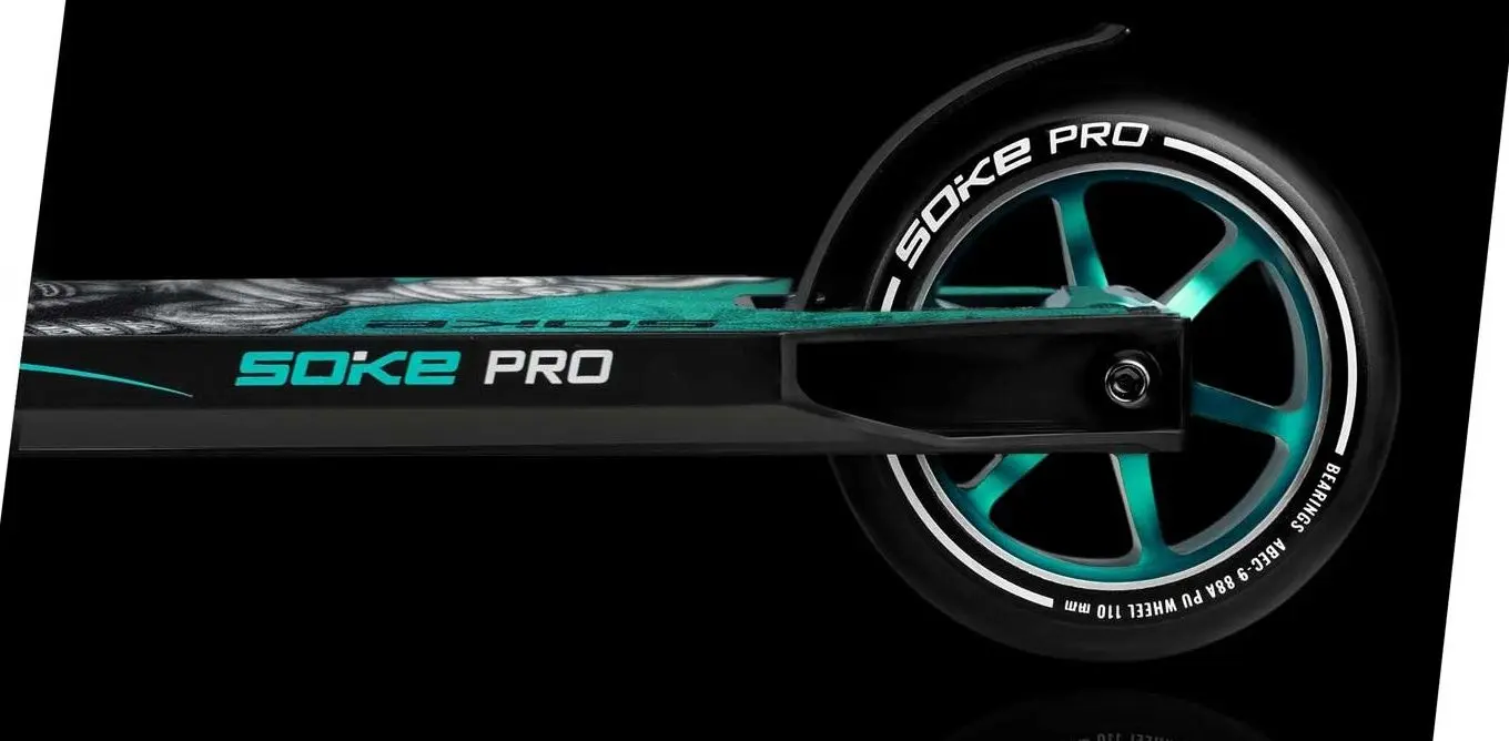 Trotineta Soke Pro (Black/Turquoise)
