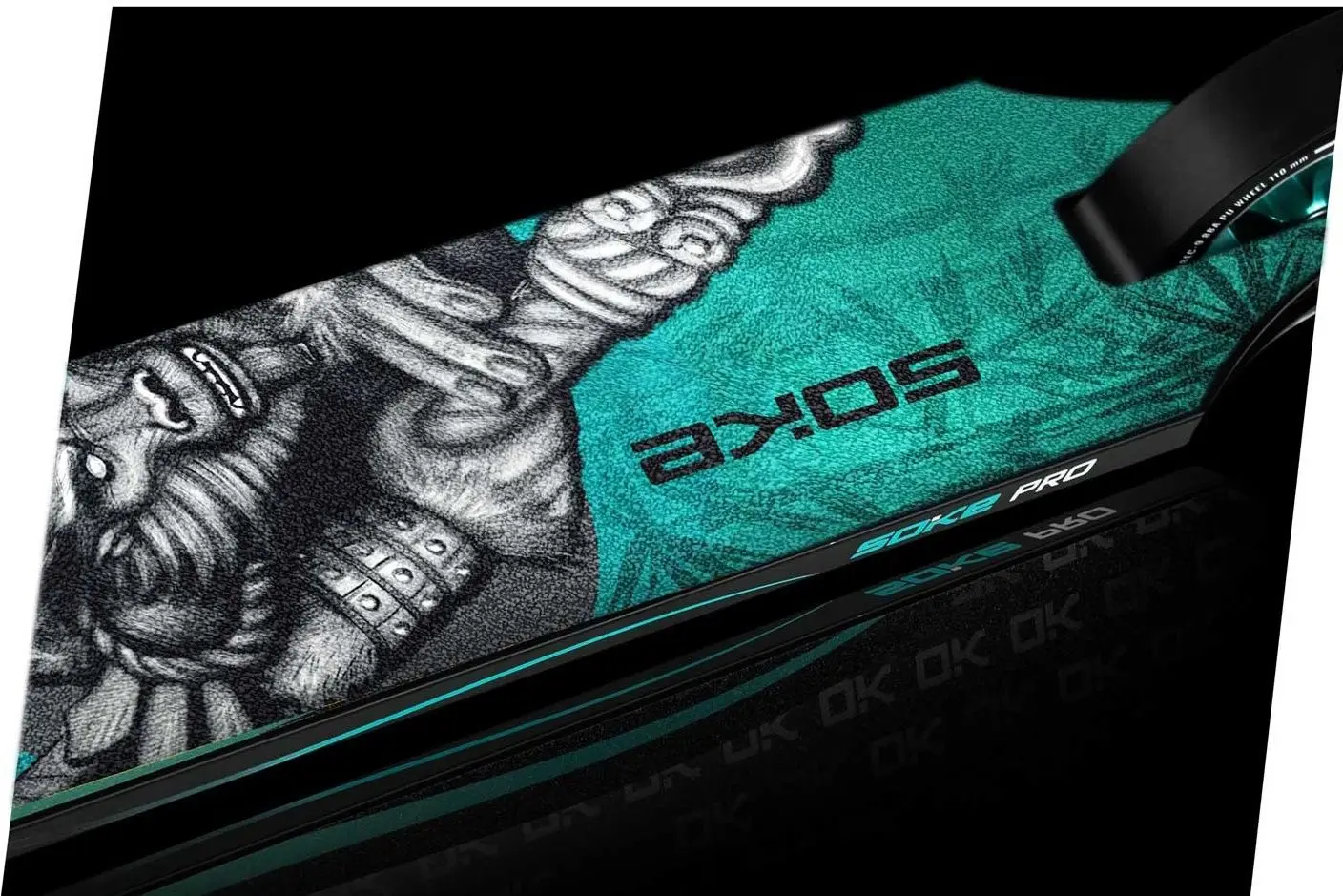 Trotineta Soke Pro (Black/Turquoise)