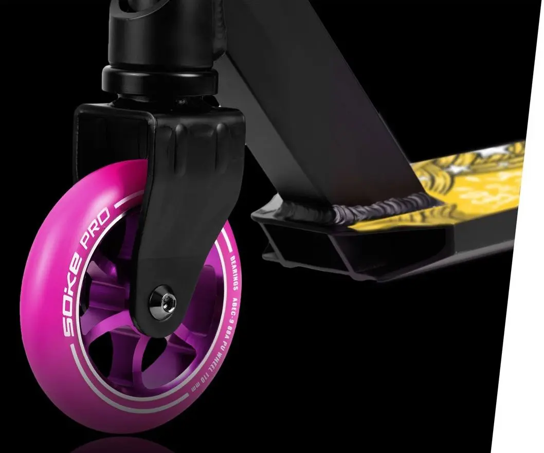 Самокат Soke Pro (Black/Yellow)