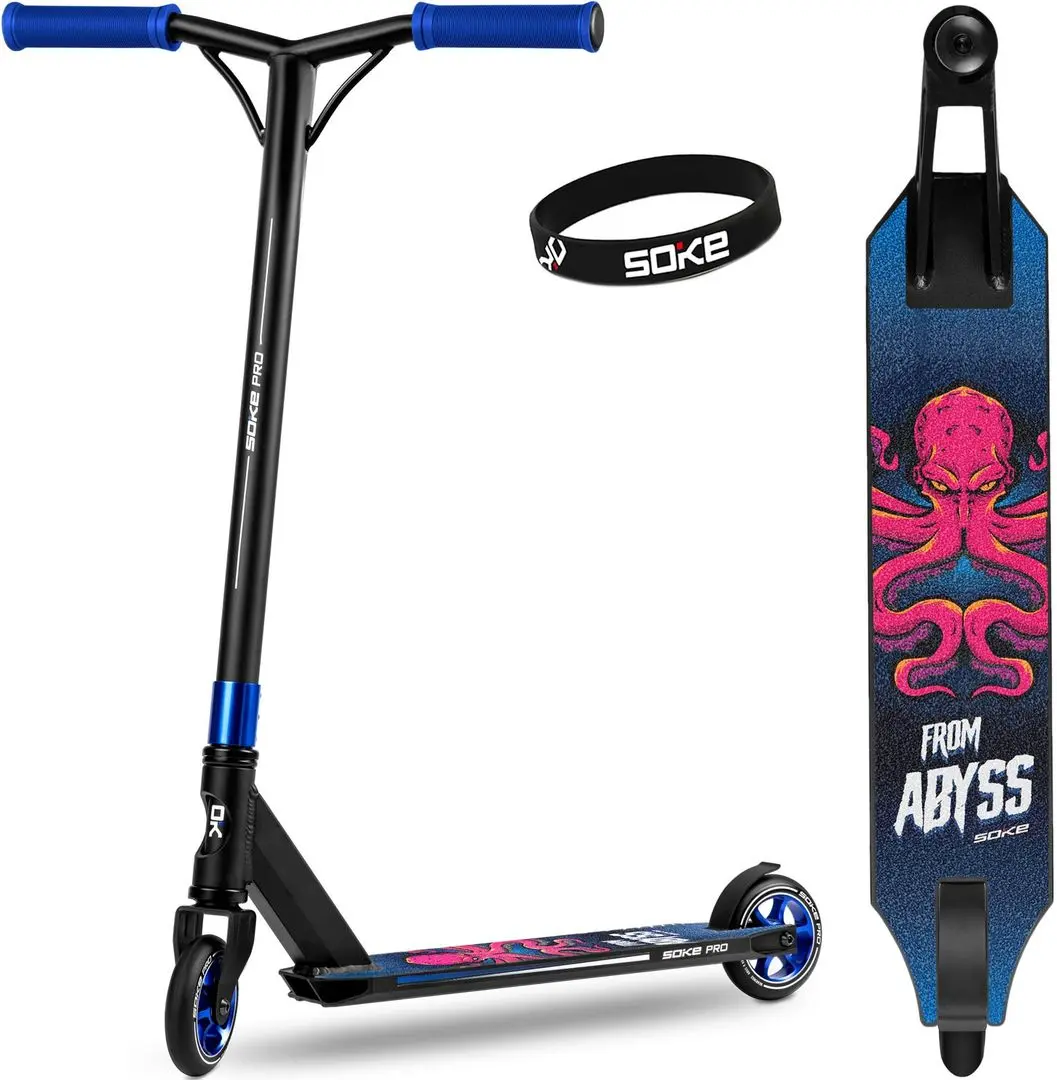 Самокат Soke Pro (Blue/Fuchsia)