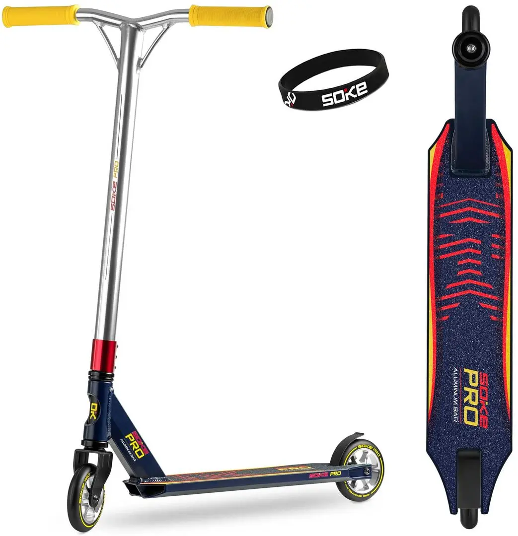 Trotineta Soke Pro (Navy Blue/Red)