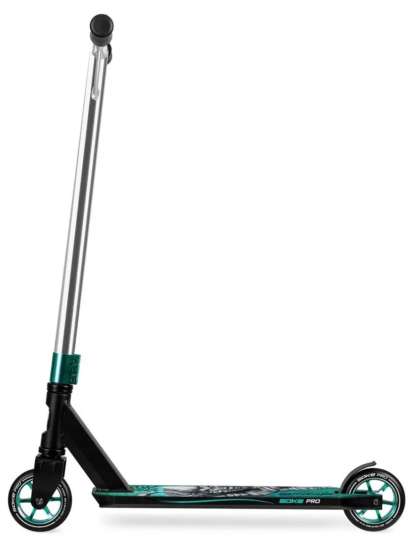 Самокат Soke Pro (Silver/Turquoise)