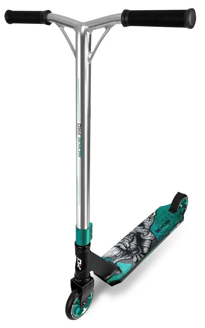 Самокат Soke Pro (Silver/Turquoise)