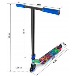 Самокат Soke Pro Street 1 (Neochrome Blue) Thumb