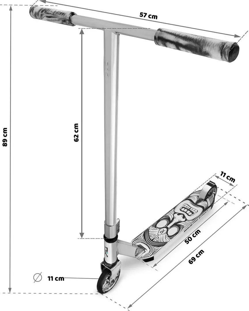 Trotineta Soke Pro Street 1 (Silver)