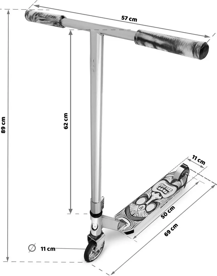Самокат Soke Pro Street (Silver)