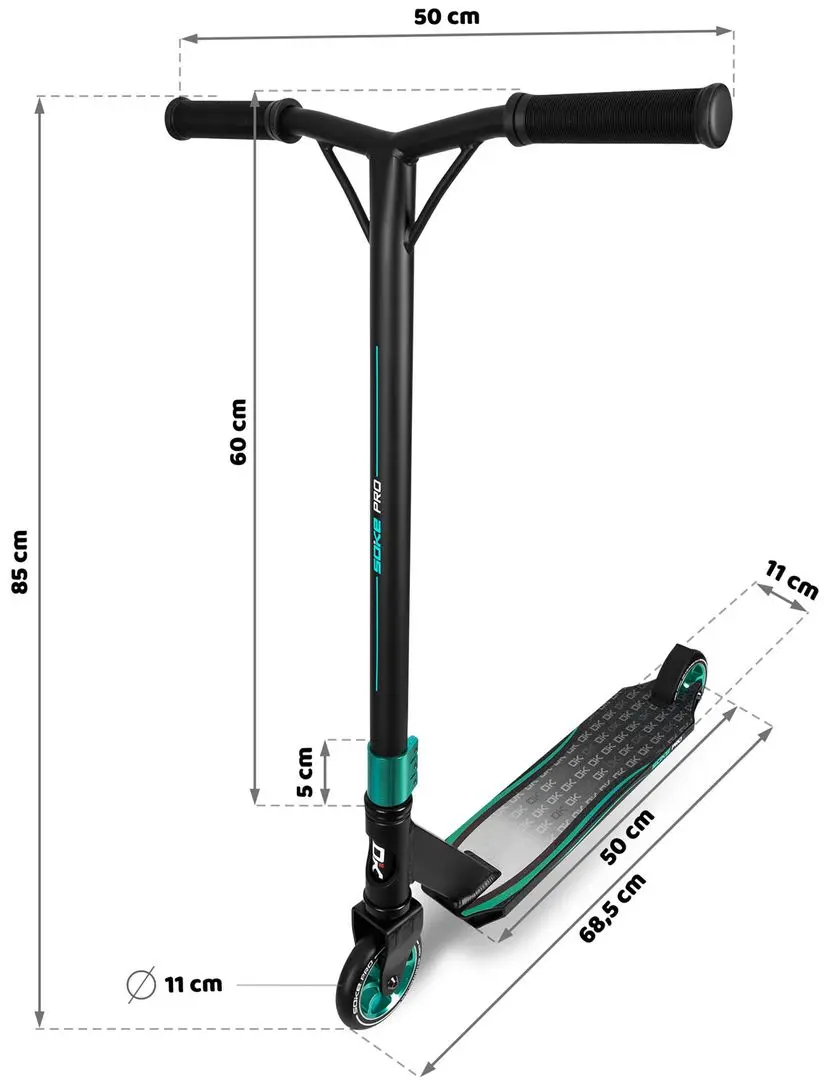 Самокат Soke Pro (Turquoise)