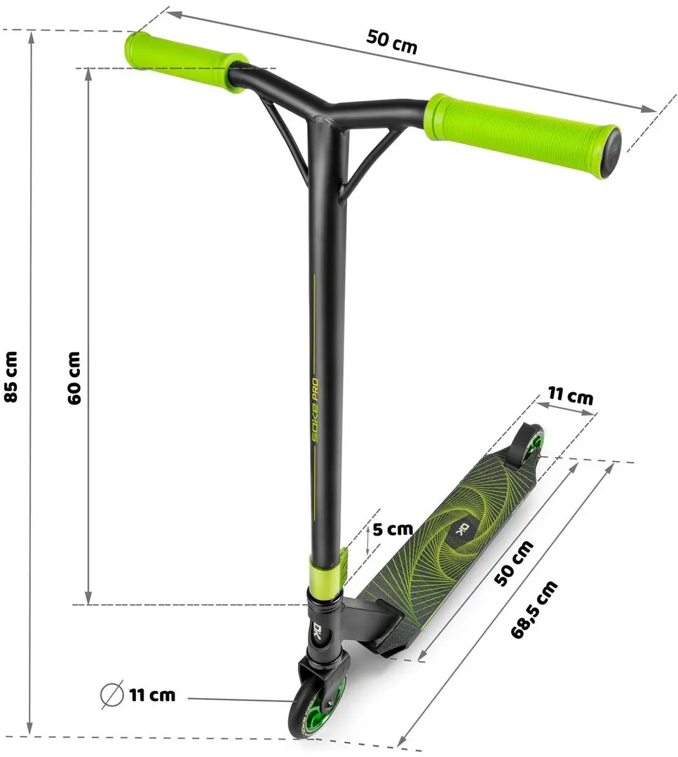 Trotineta Soke Pro (Yellow)