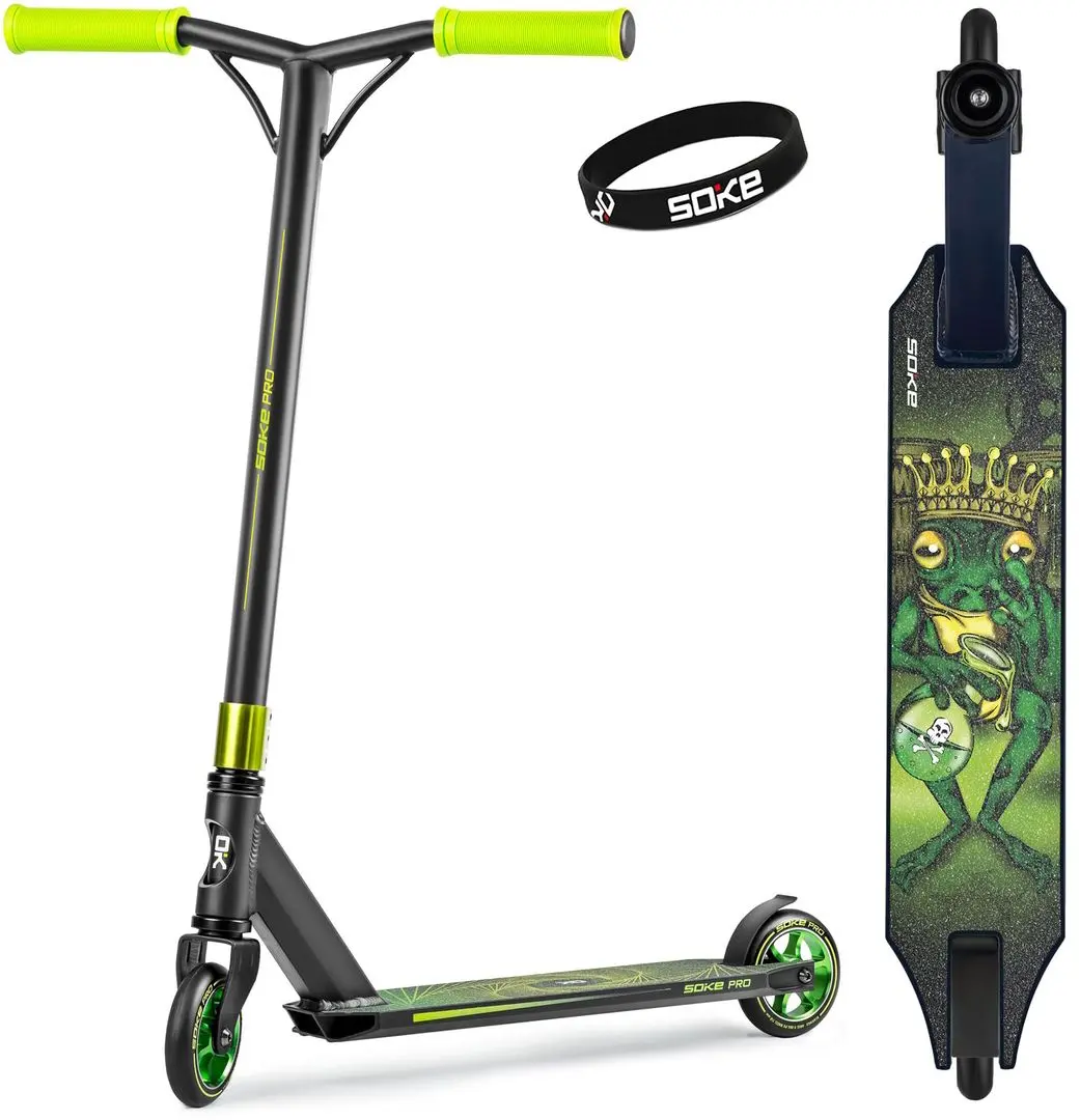 Самокат Soke Pro (Yellow/Green)
