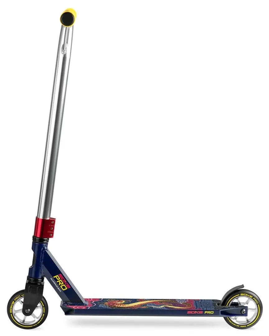 Самокат Soke Pro (Yellow/Navy Blue)
