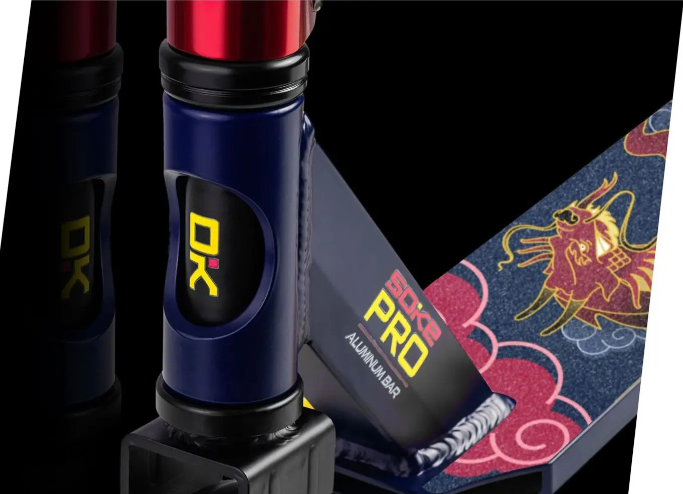 Самокат Soke Pro (Yellow/Navy Blue)