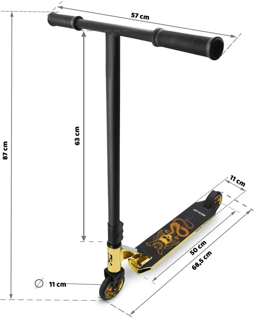 Самокат Soke XTR Street (Gold)