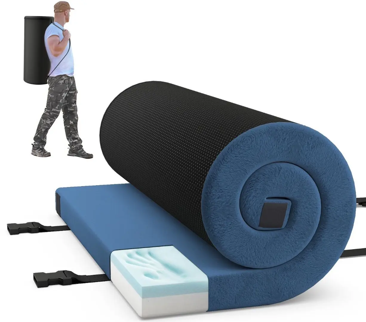 Saltea camping Costway NP11815NY (Blue)