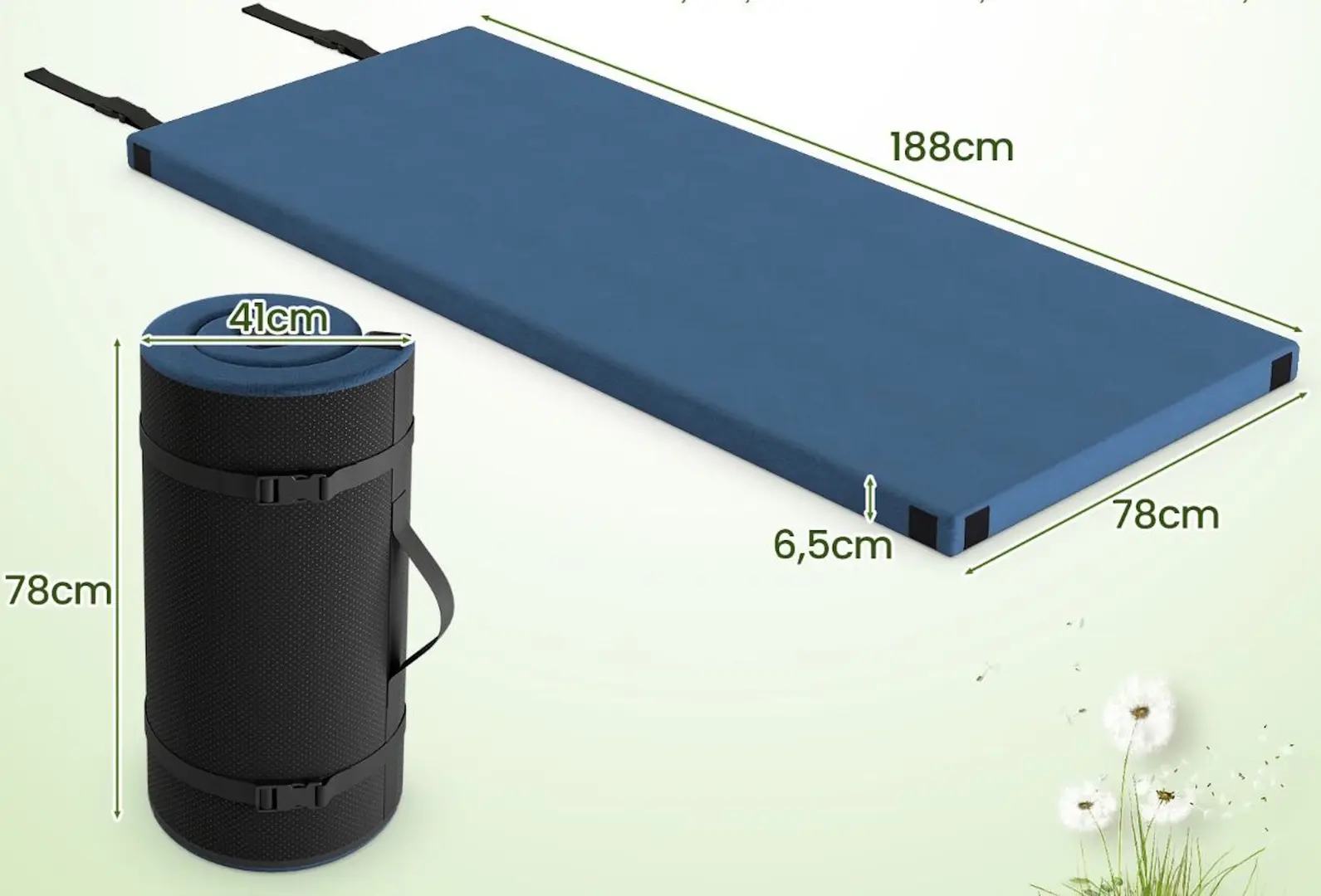 Saltea camping Costway NP11815NY (Blue)