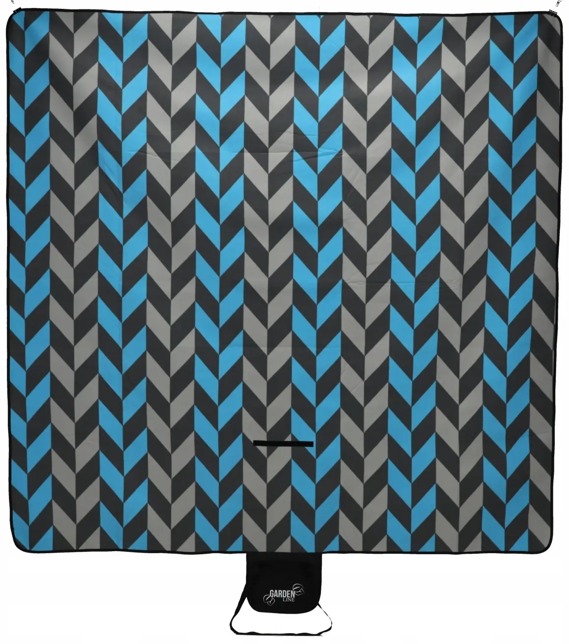 Patura pentru picnic GardenLine Herringbone 5783 (Blue/Black) - 2
