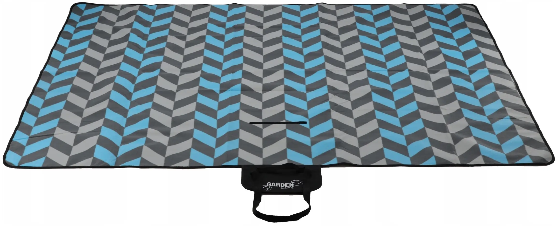 Patura pentru picnic GardenLine Herringbone 5783 (Blue/Black) - 3