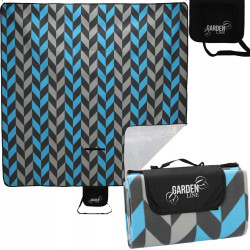 Patura pentru picnic GardenLine Herringbone 5783 (Blue/Black) Thumb