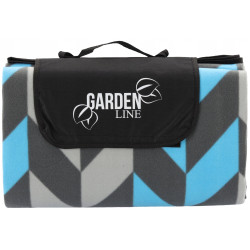 Patura pentru picnic GardenLine Herringbone 5783 (Blue/Black) Thumb