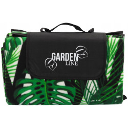 Patura pentru picnic GardenLine Monstera 5769 (Green/Black) Thumb