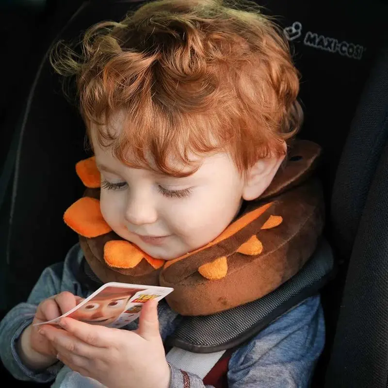 Perna de calatorie LittleLife Animal Snooze Dinosaur (Brown)