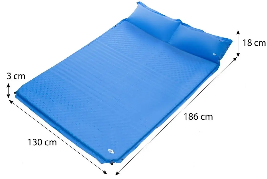 Saltea autogonflabila dubla Nils Camp NC4060 (Blue)