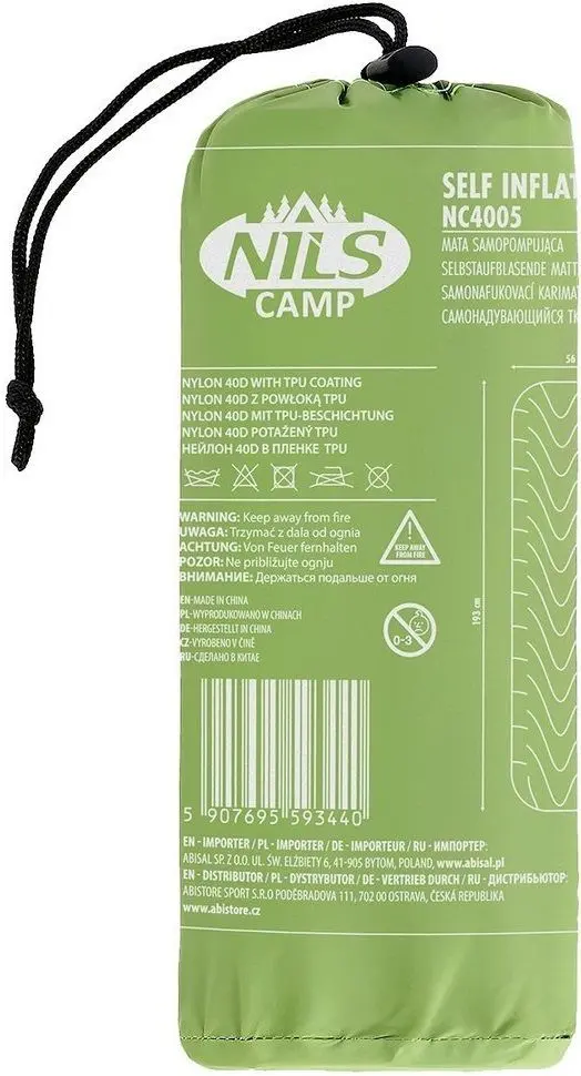 Надувной коврик Nils Camp NC4005 (Green)