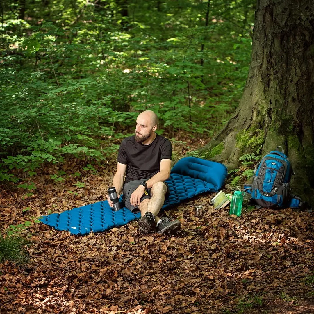 Надувной коврик Nils Camp NC4006 (Turquoise)