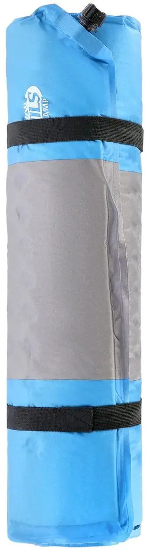 Самонадувающийся коврик Nils Camp NC4340 (Blue/Gray)